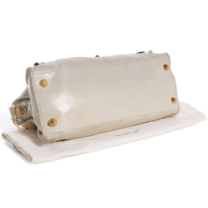 Balenciaga Agneau Giant 21 Gold Hardware Part Time White 4 of 7