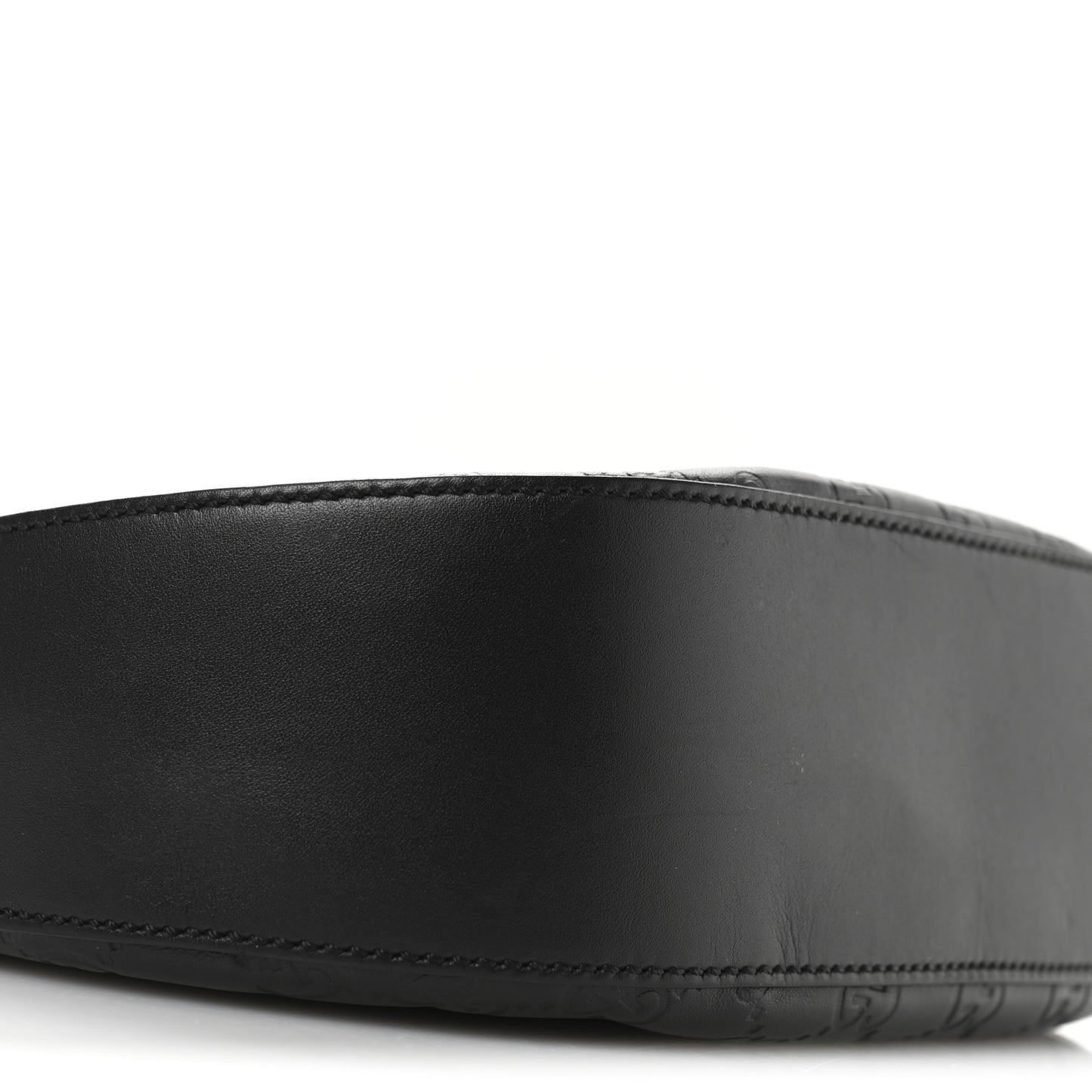 Guccissima Web Medium Padlock Messenger Shoulder Bag Black