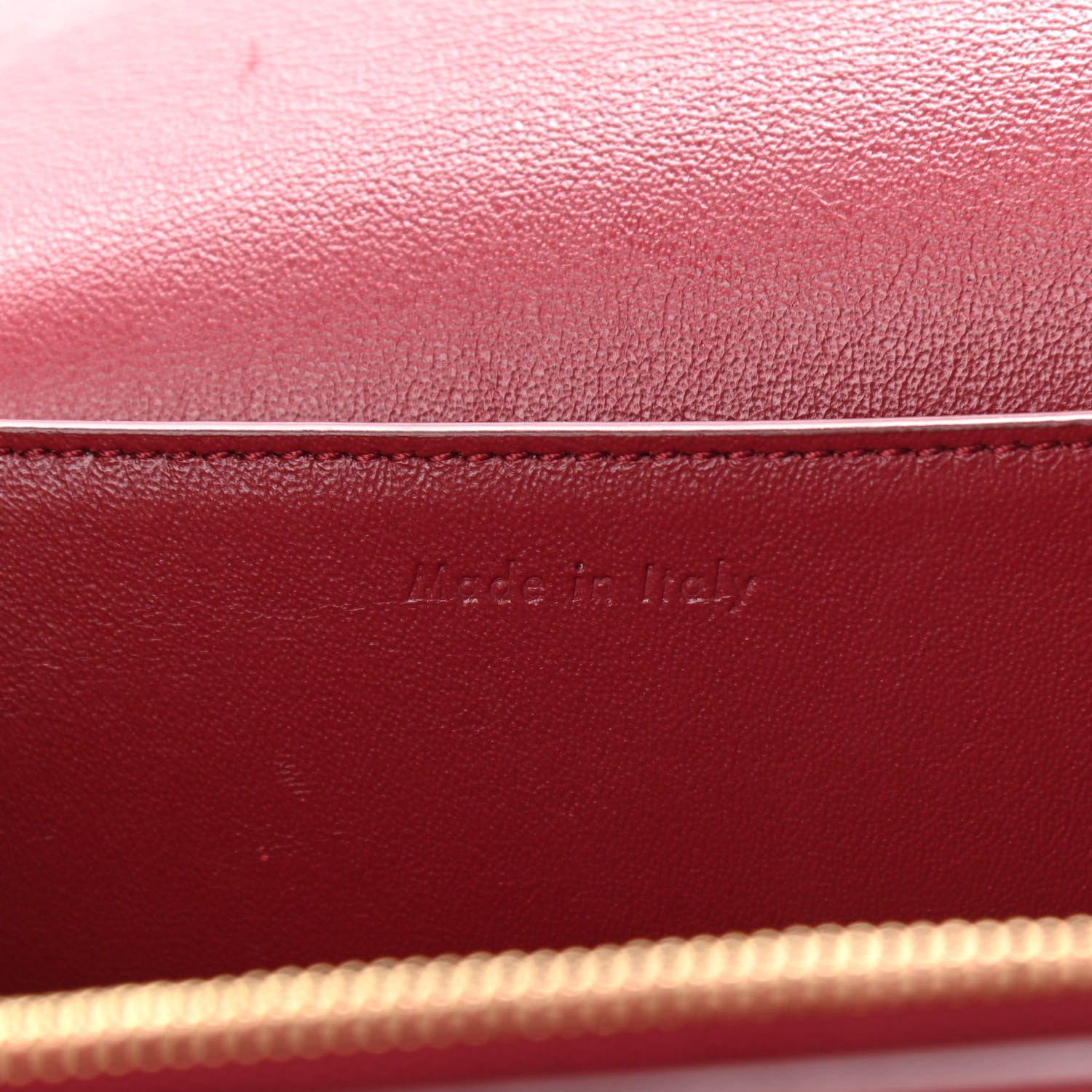 Celine Shiny Smooth Calfskin Medium Frame Shoulder Bag Ruby Nude 7 of 10