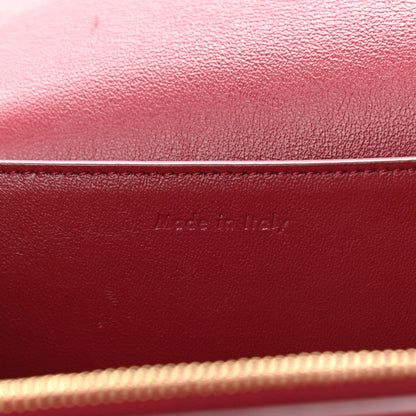 Celine Shiny Smooth Calfskin Medium Frame Shoulder Bag Ruby Nude 7 of 10