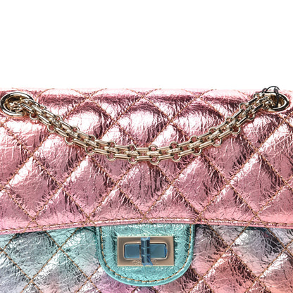Chanel Metallic Goatskin Quilted Mini 2.55 Reissue Flap Multicolor 10 of 11