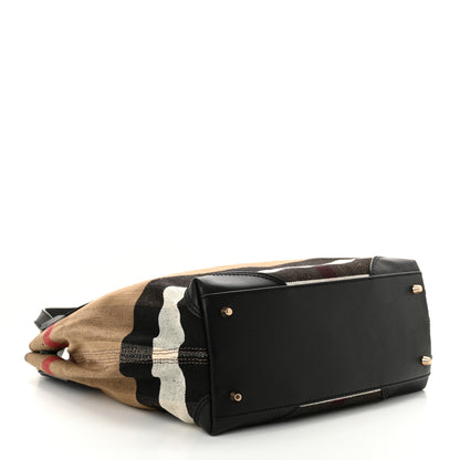 Burberry Canvas Mega Check Medium Maidstone Black 5 of 11