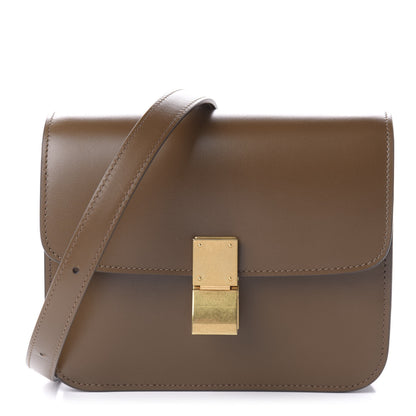 Celine Box Calfskin Small Classic Box Flap Bag Camel 1 of 11