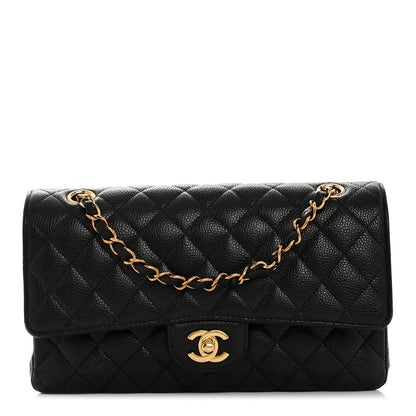 Chanel Caviar Quilted Medium Double Flap Black 1 of 10