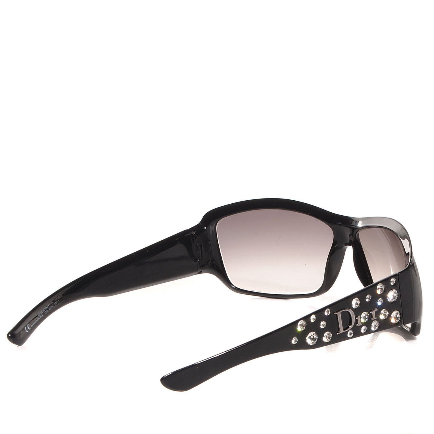 Sparkling 2 Strass Sunglasses Black