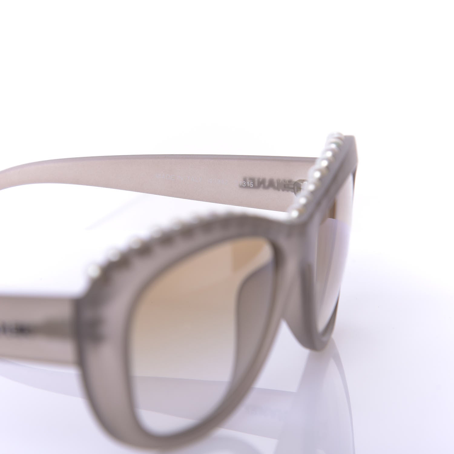 Chanel Freshwater Cultured Pearl Butterfly Sunglasses 6038 H Taupe 5 of 7