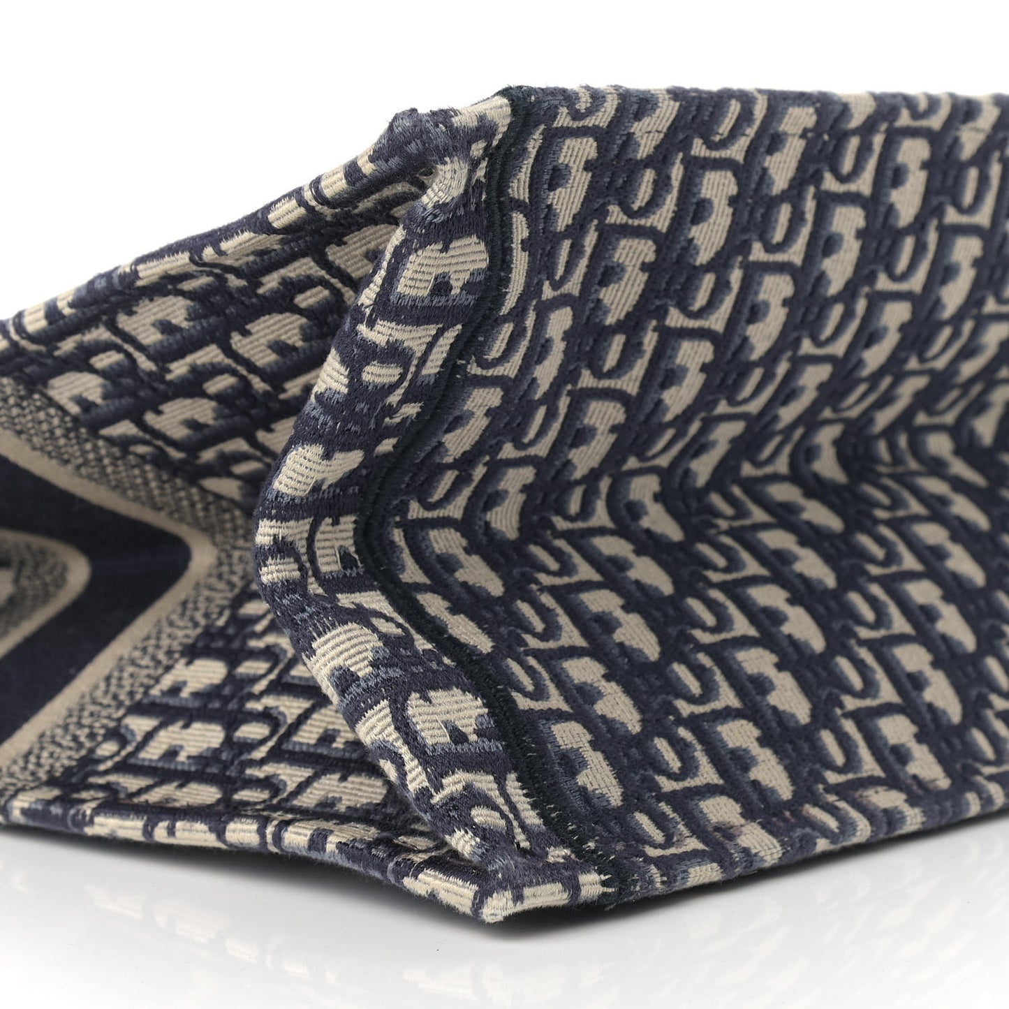 Oblique Large Book Tote Blue Multicolor