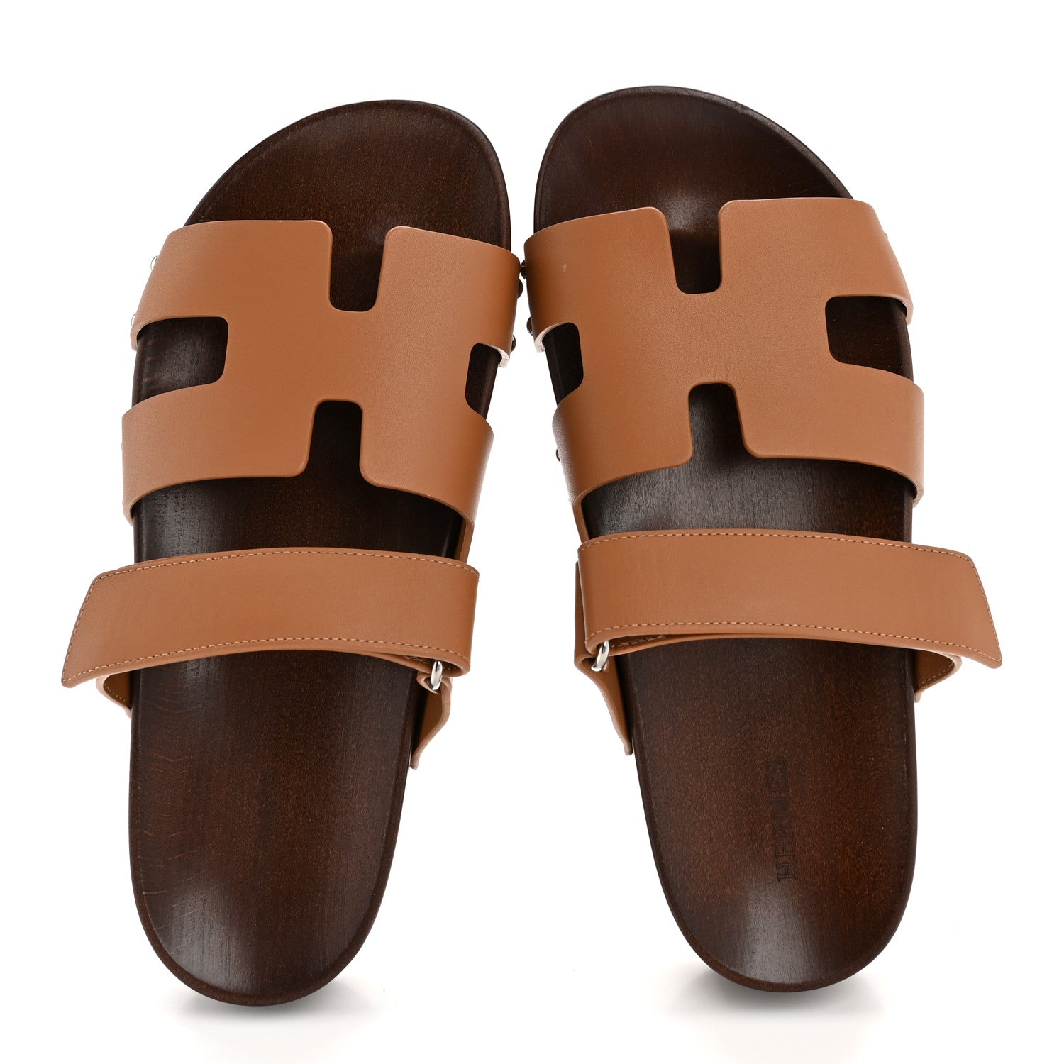 Hermes Calfskin Womens Kos Clog 39 Naturel 2 of 10