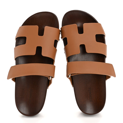 Hermes Calfskin Womens Kos Clog 39 Naturel 2 of 10