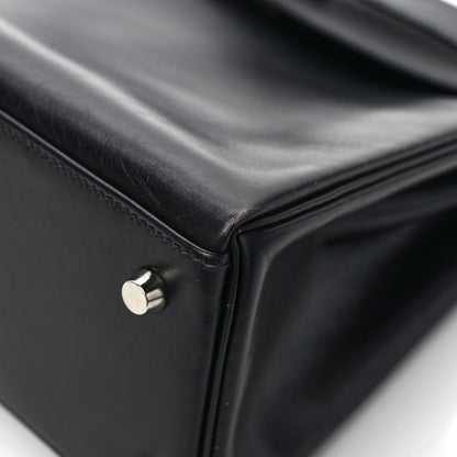 Hermes Box Kelly Retourne 28 Black 10 of 11