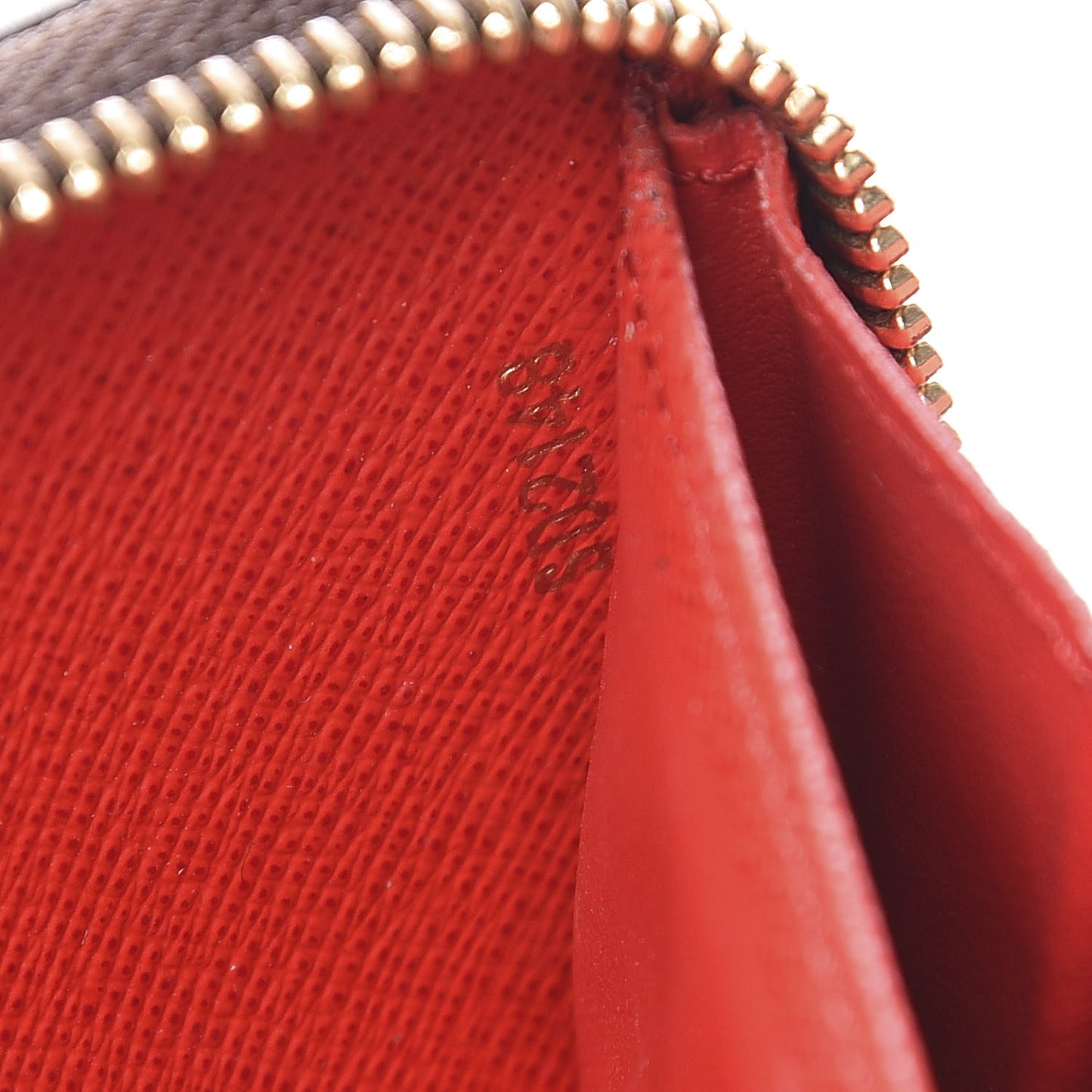 Monogram Zippy Wallet Coquelicot