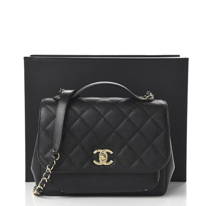 Chanel Caviar Quilted Medium Business Affinity Flap Black 11 of 11