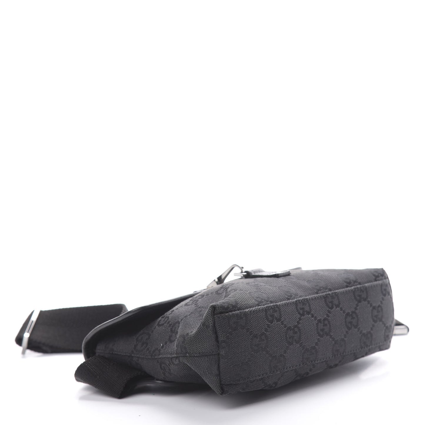 GG Monogram Web Flight Belt Bag Black