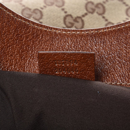 Gucci Monogram Bamboo Handle Tote Tan 7 of 8