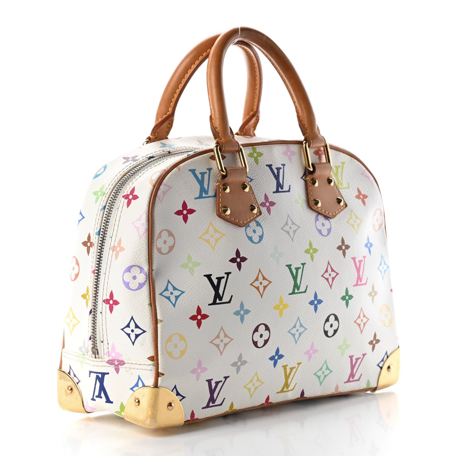 Louis Vuitton Monogram Multicolor Trouville White 3 of 8