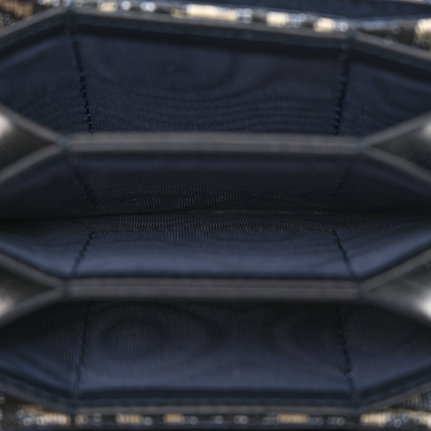Oblique Saddle Card Holder Blue