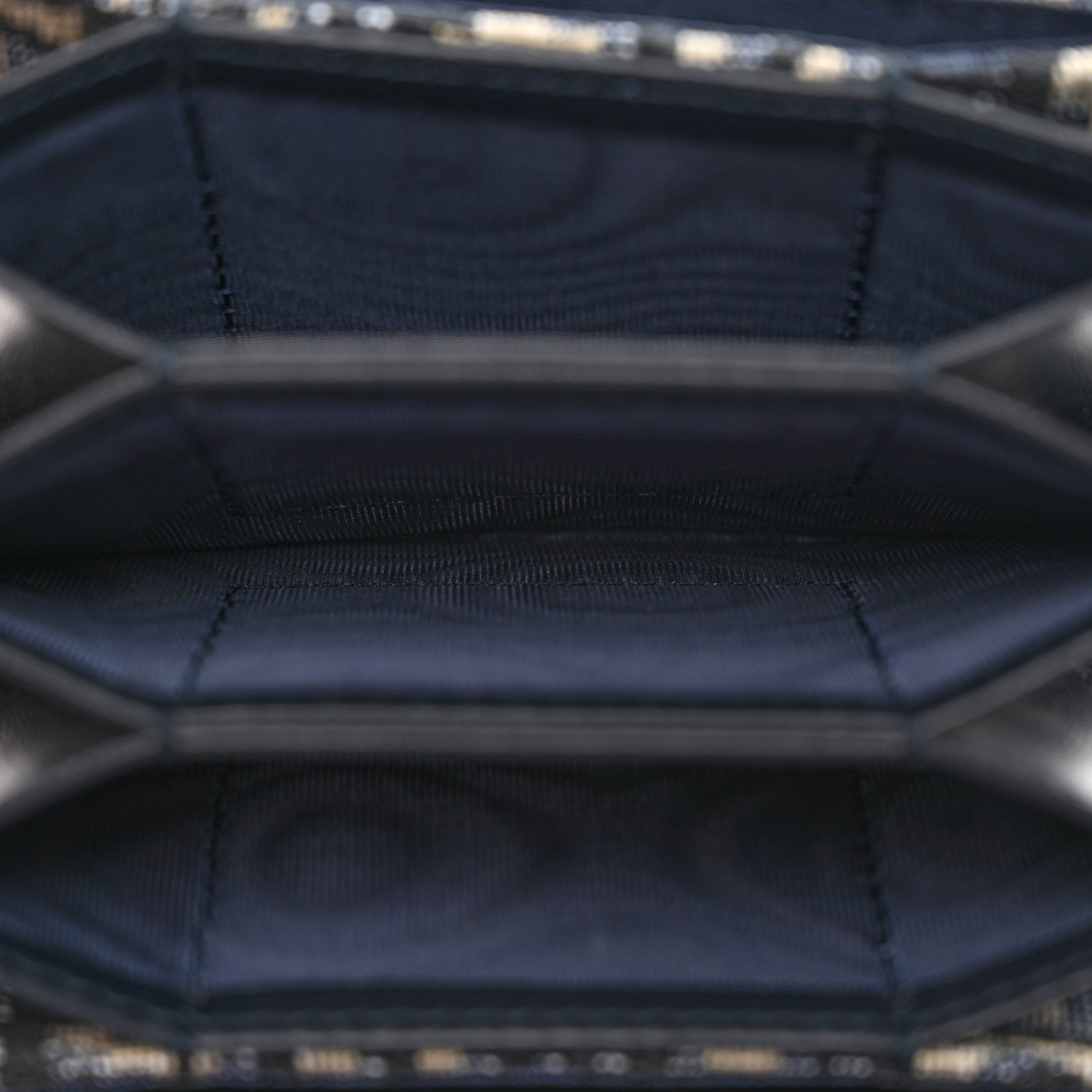 Christian Dior Oblique Saddle Card Holder Blue 5 of 8