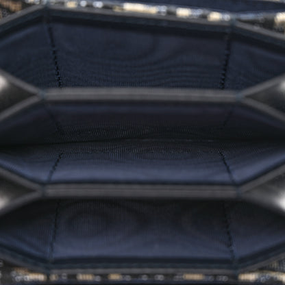 Christian Dior Oblique Saddle Card Holder Blue 5 of 8