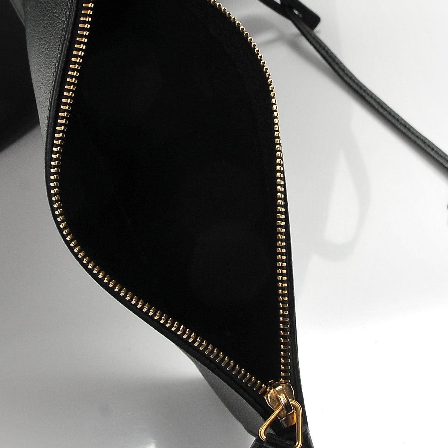 Saint Laurent Calfskin Large Shopping Tote Black 6 of 8