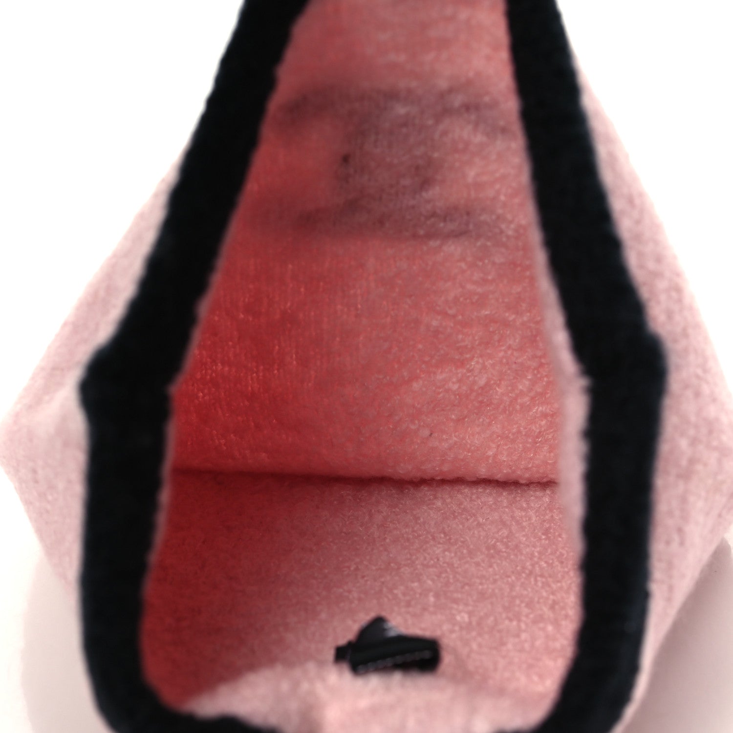 Chanel Cashmere Silk CC Beanie Hat Pink Black 3 of 5