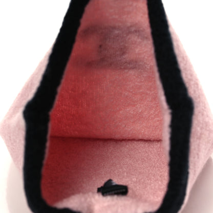 Chanel Cashmere Silk CC Beanie Hat Pink Black 3 of 5