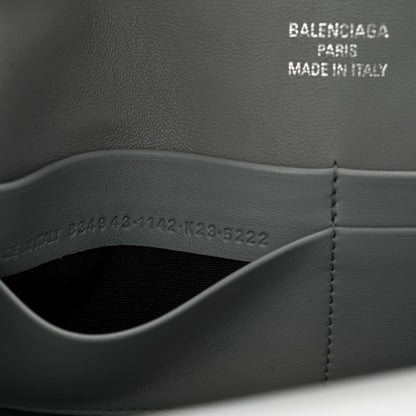 Balenciaga Smooth Calfskin Small Bel Air Clutch On Strap Cloud Grey 8 of 11