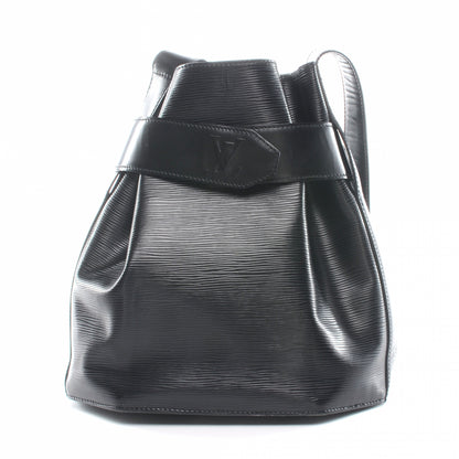Louis Vuitton Epi Sac D'Epaule Shoulder Black 3 of 8