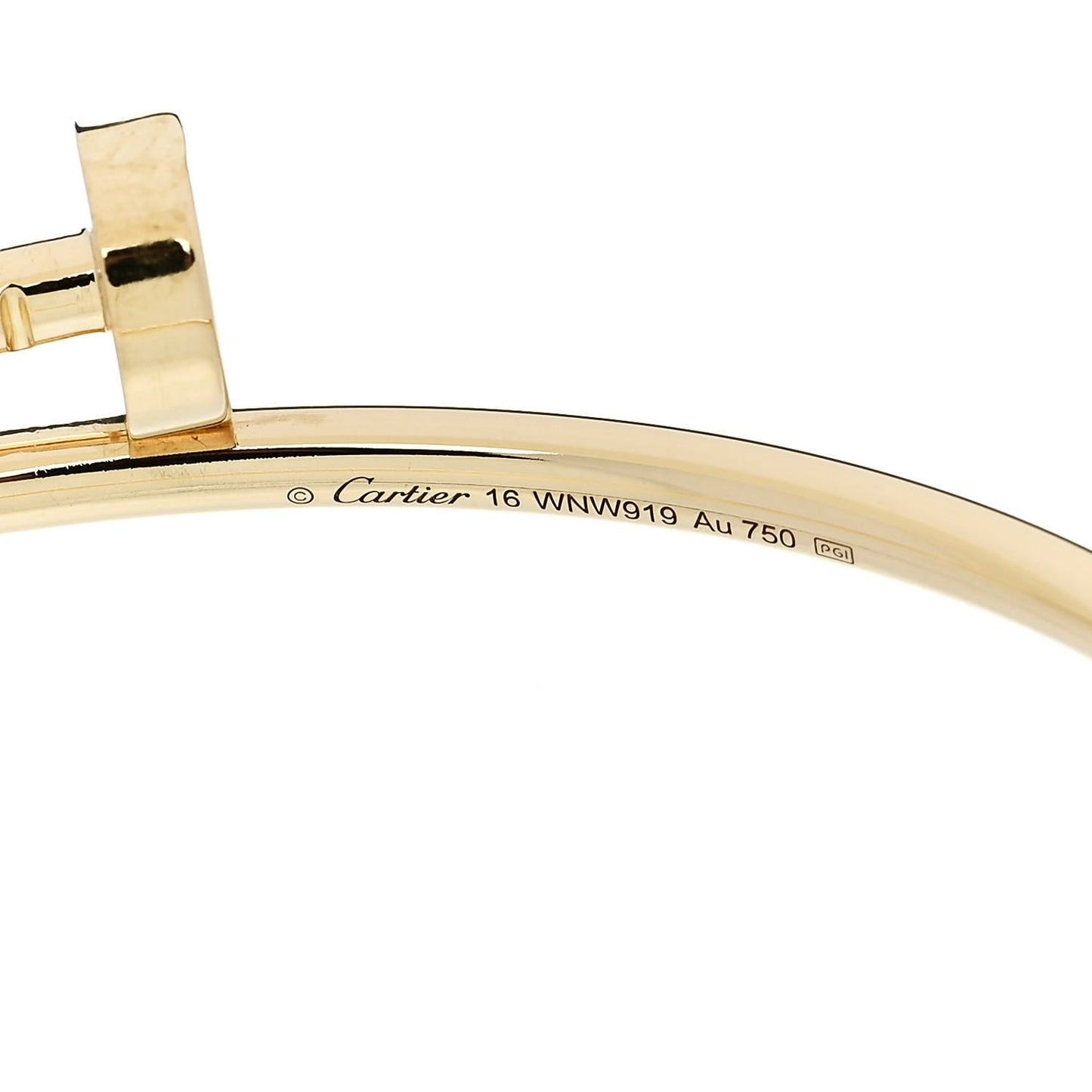 18K Yellow Gold Small Juste Un Clou Bracelet 16