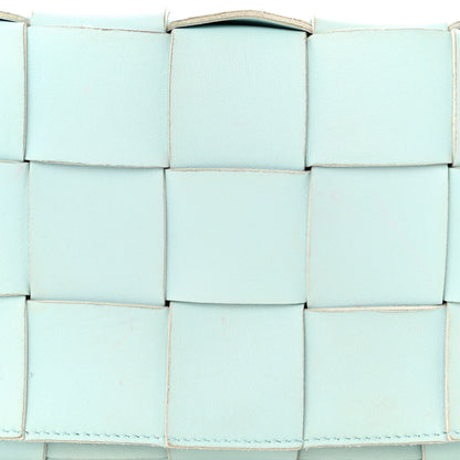 Bottega Veneta Nappa Maxi Intreccio Cassette Bag Teal Washed 8 of 13
