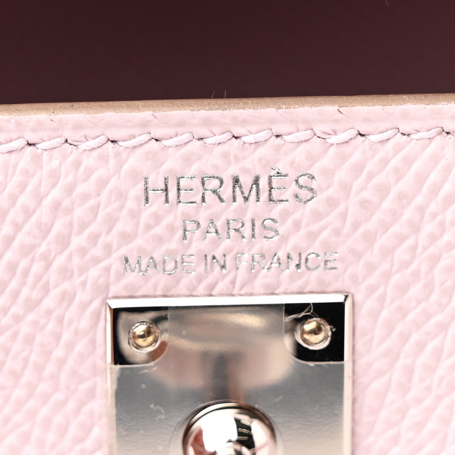 Hermes Epsom Kelly Sellier 25 Mauve Pale 6 of 11