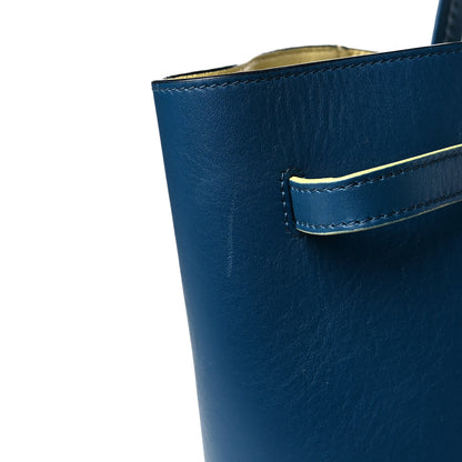 Celine Smooth Calfskin Small Tassel Cabas Phantom Deep Blue 11 of 13