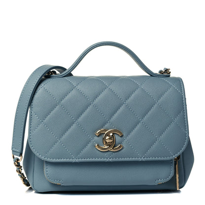 Chanel Caviar Quilted Small Business Affinity Flap Light Blue 1 of 9