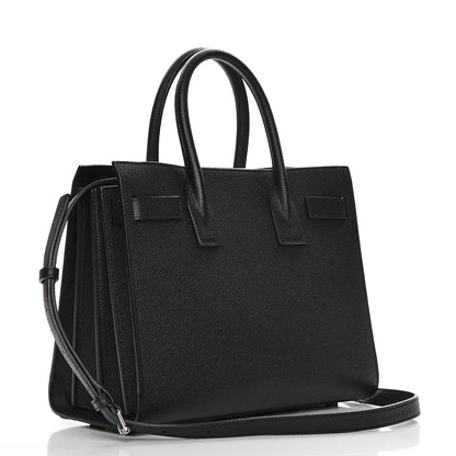Saint Laurent Grained Calfskin Baby Sac De Jour Black 4 of 9
