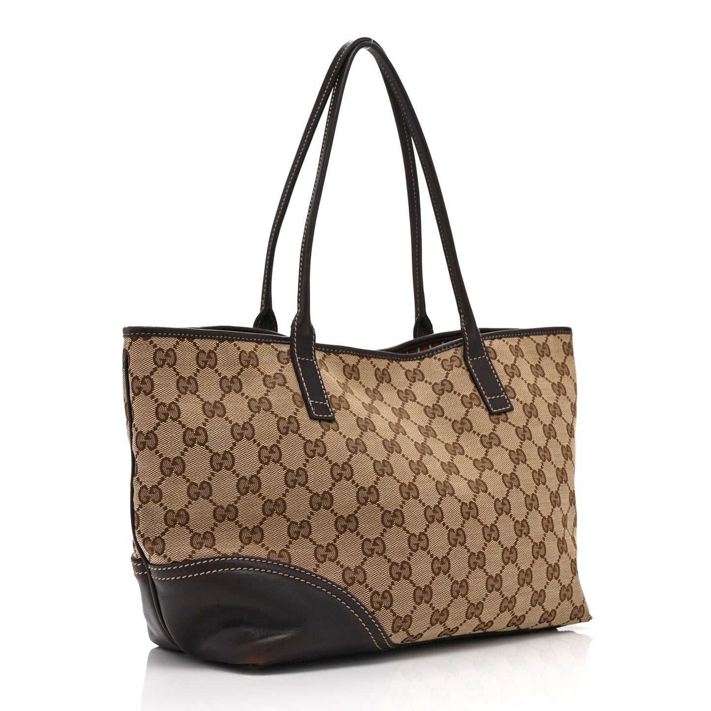 Monogram Medium New Britt Tote Brown