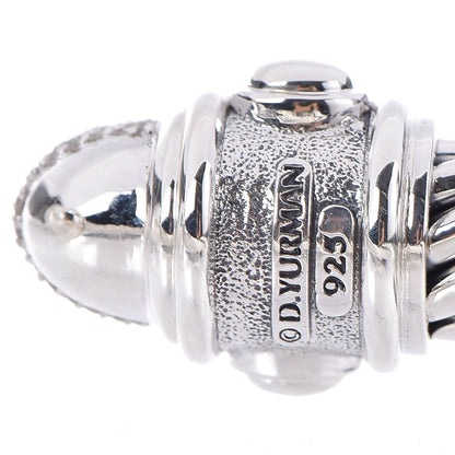 David Yurman Sterling Silver Diamond 10mm Renaissance Bracelet 5 of 6