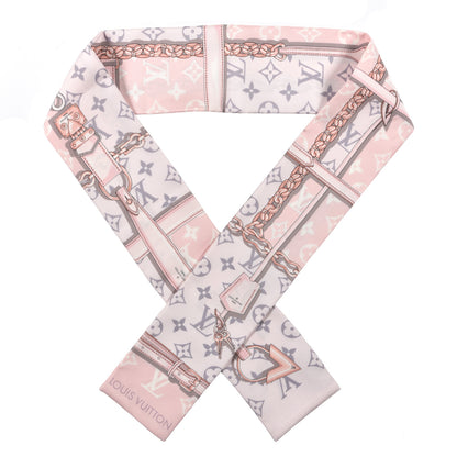 Louis Vuitton Silk Monogram Confidential Bandeau Light Pink 1 of 3