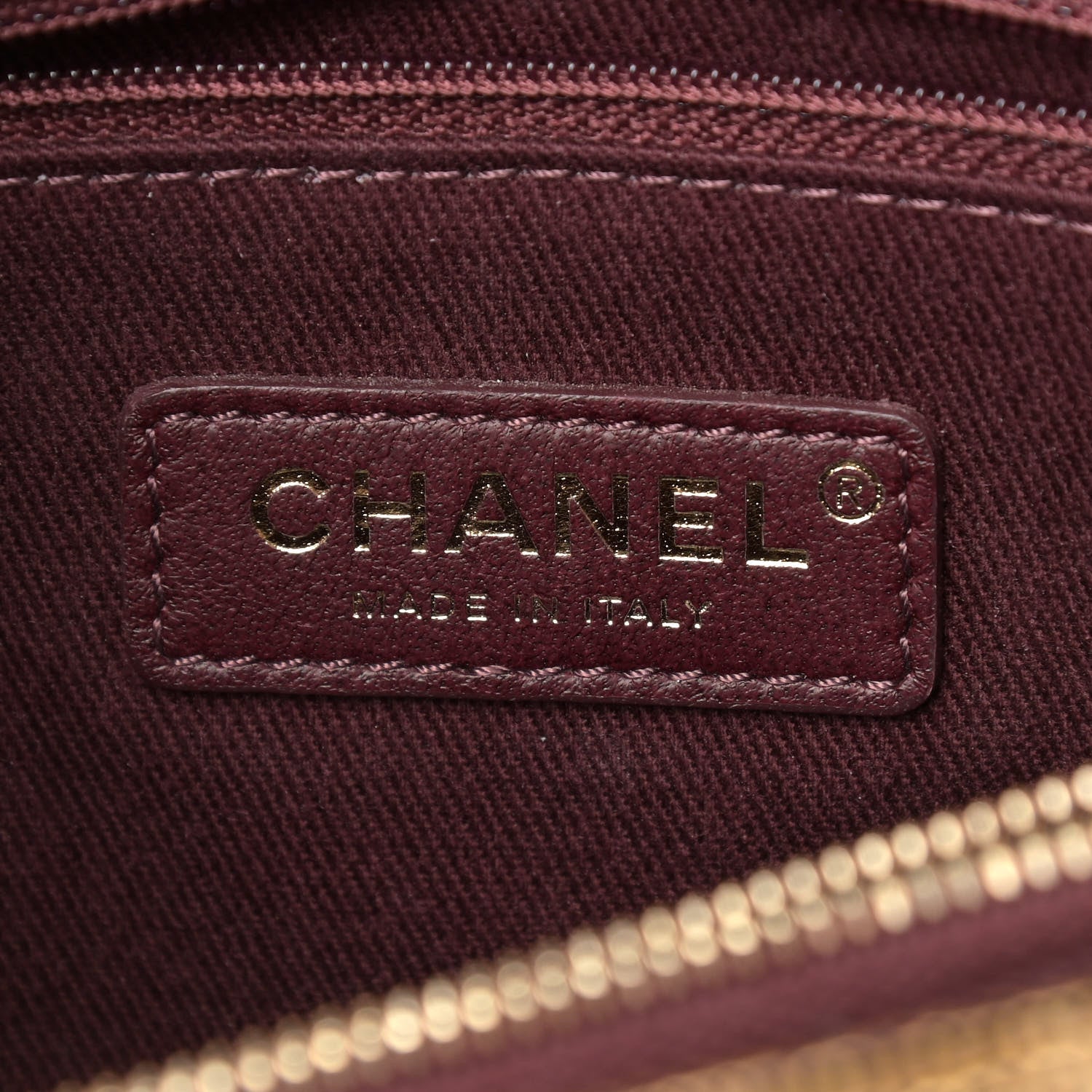Chanel Metallic Caviar Quilted Small Coco Handle Flap Gold 6 of 9