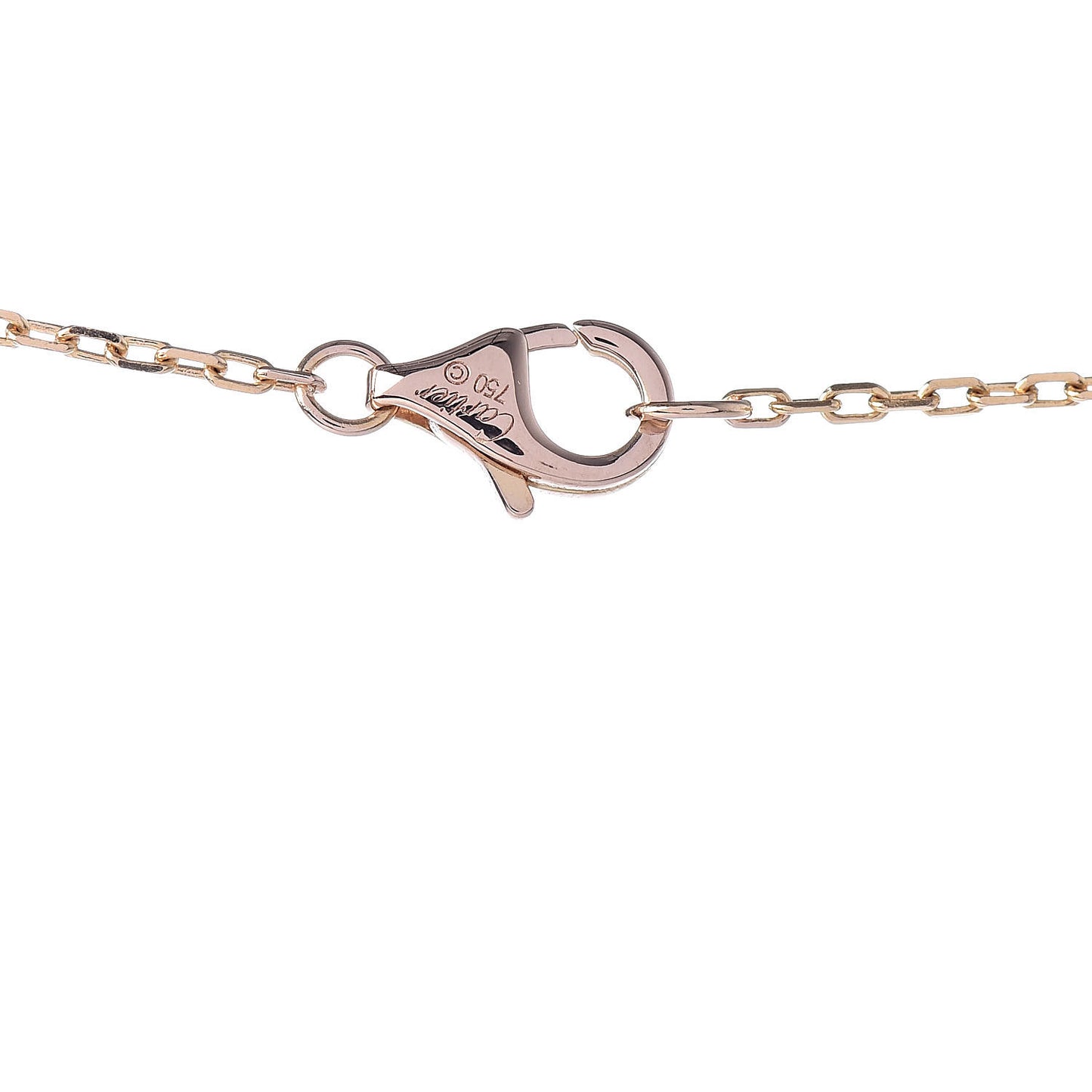 18K Pink Yellow White Gold Diamond Trinity Heart Pendant Necklace