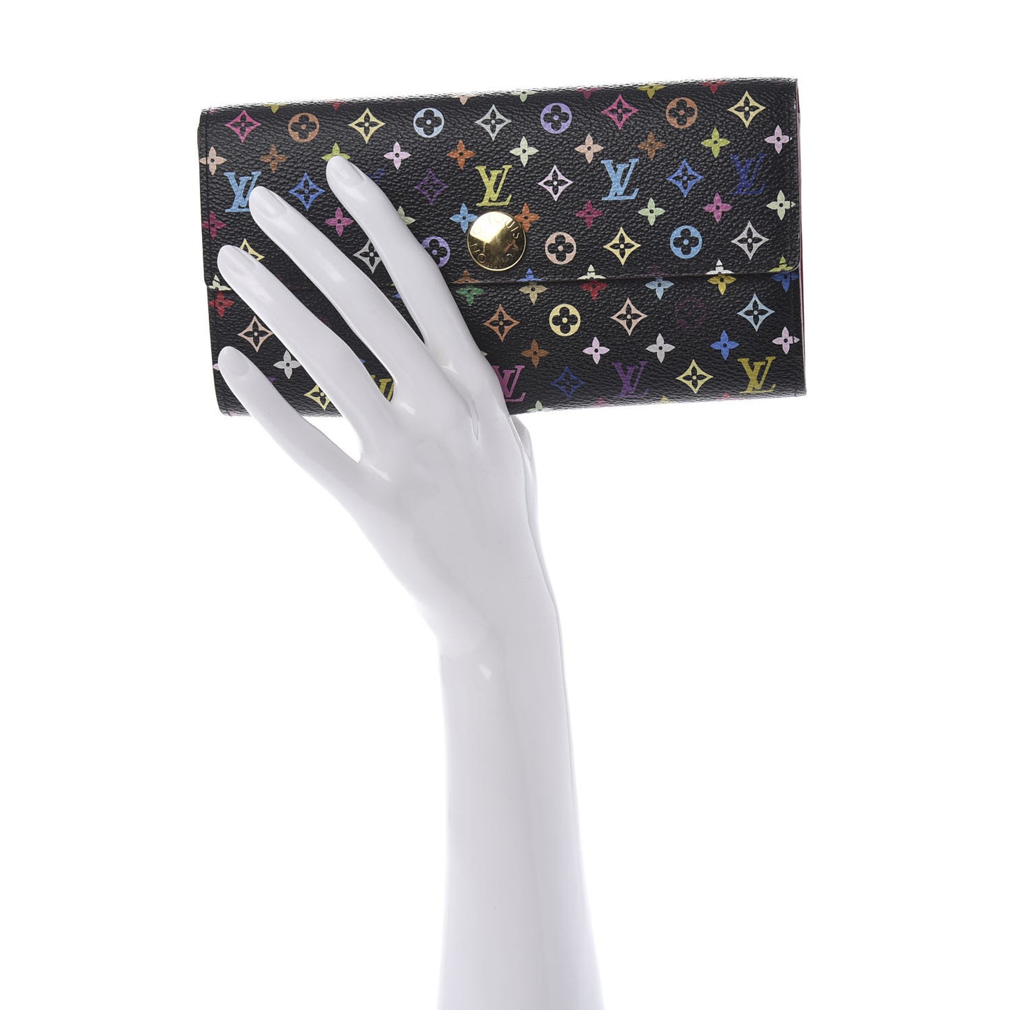 Monogram Multicolor Sarah Wallet Black Grenade