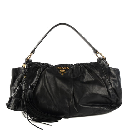 Prada Nappa Dressy New Look Shoulder Bag Nero Black 1 of 7