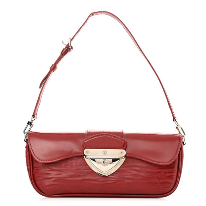 Louis Vuitton Epi Montaigne Clutch Red 1 of 11