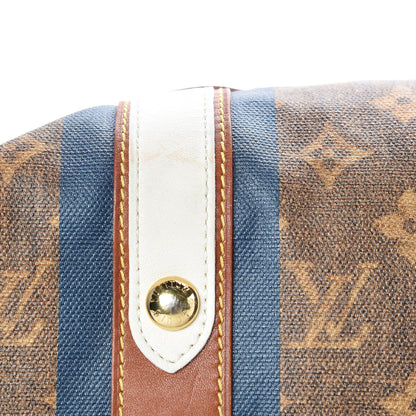 Louis Vuitton Monogram Rayures Tisse Sac GM Blue 16 of 21