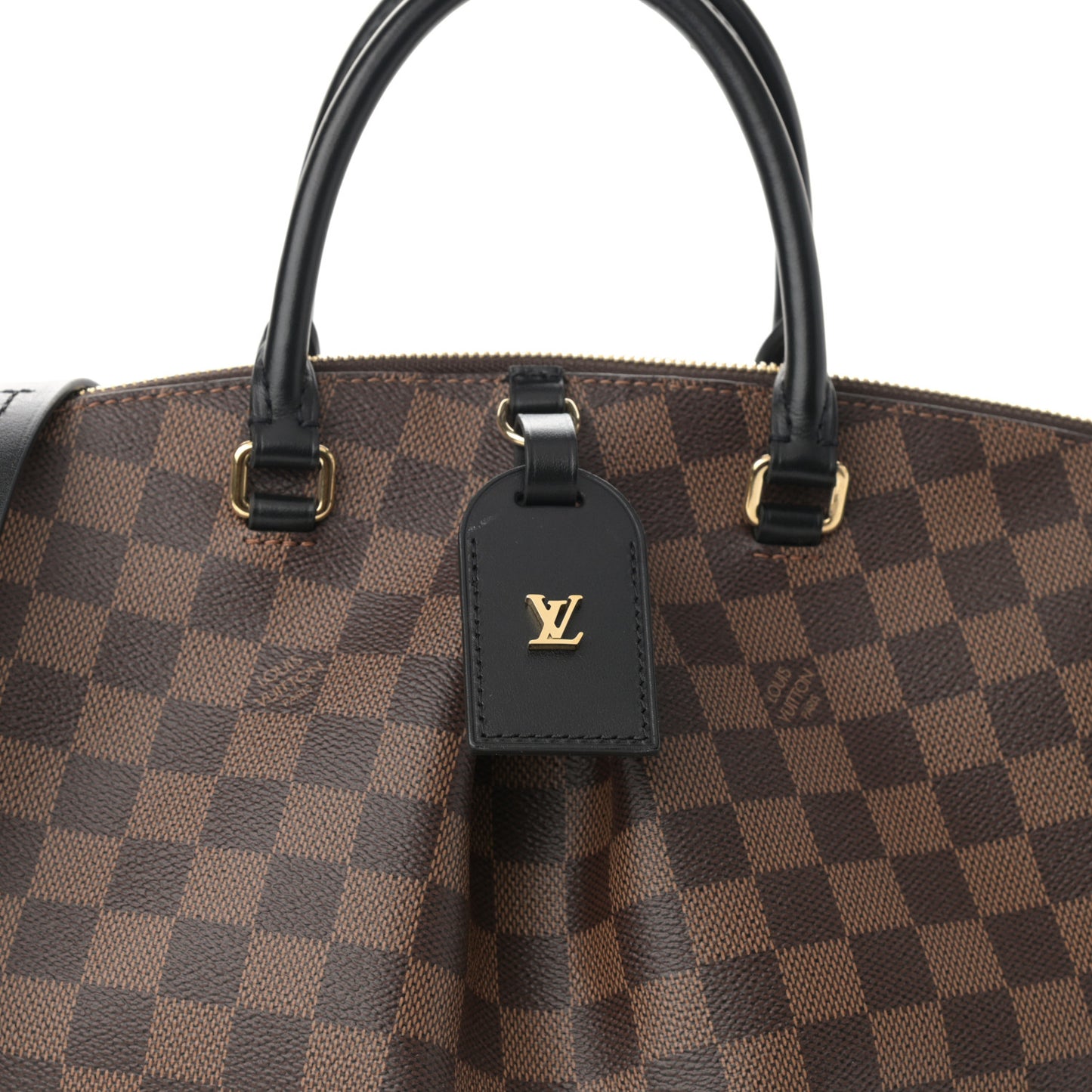 Damier Ebene Odeon Tote MM Black