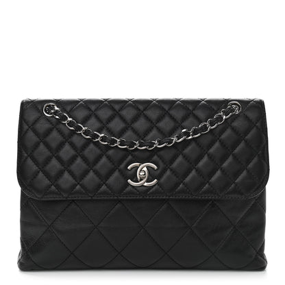 Chanel Calfskin Quilted In The Business Flap Bag Black 1 of 11