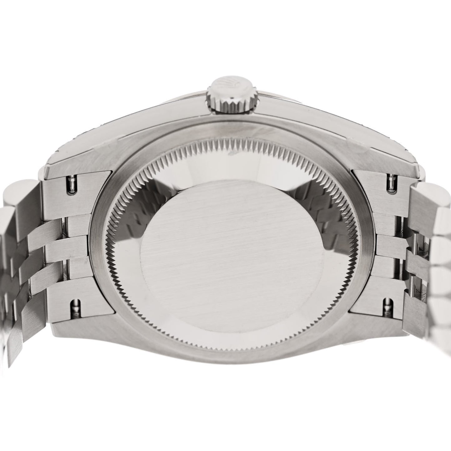 Stainless Steel 18K White Gold Diamond 36mm Oyster Perpetual Datejust Watch Blue Fluted 126234