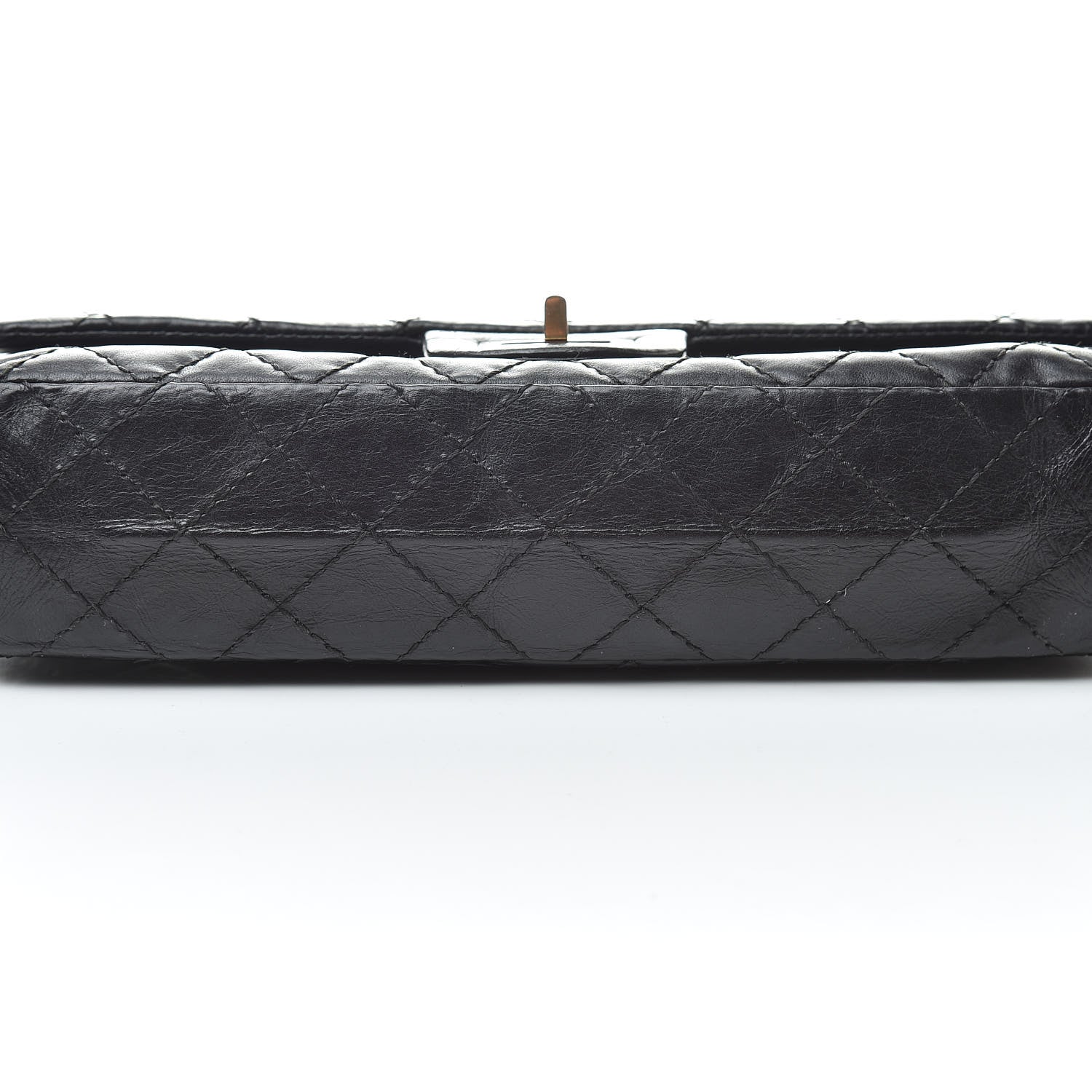 Chanel Aged Calfskin Quilted 2.55 Reissue 225 Flap Black 13 of 15
