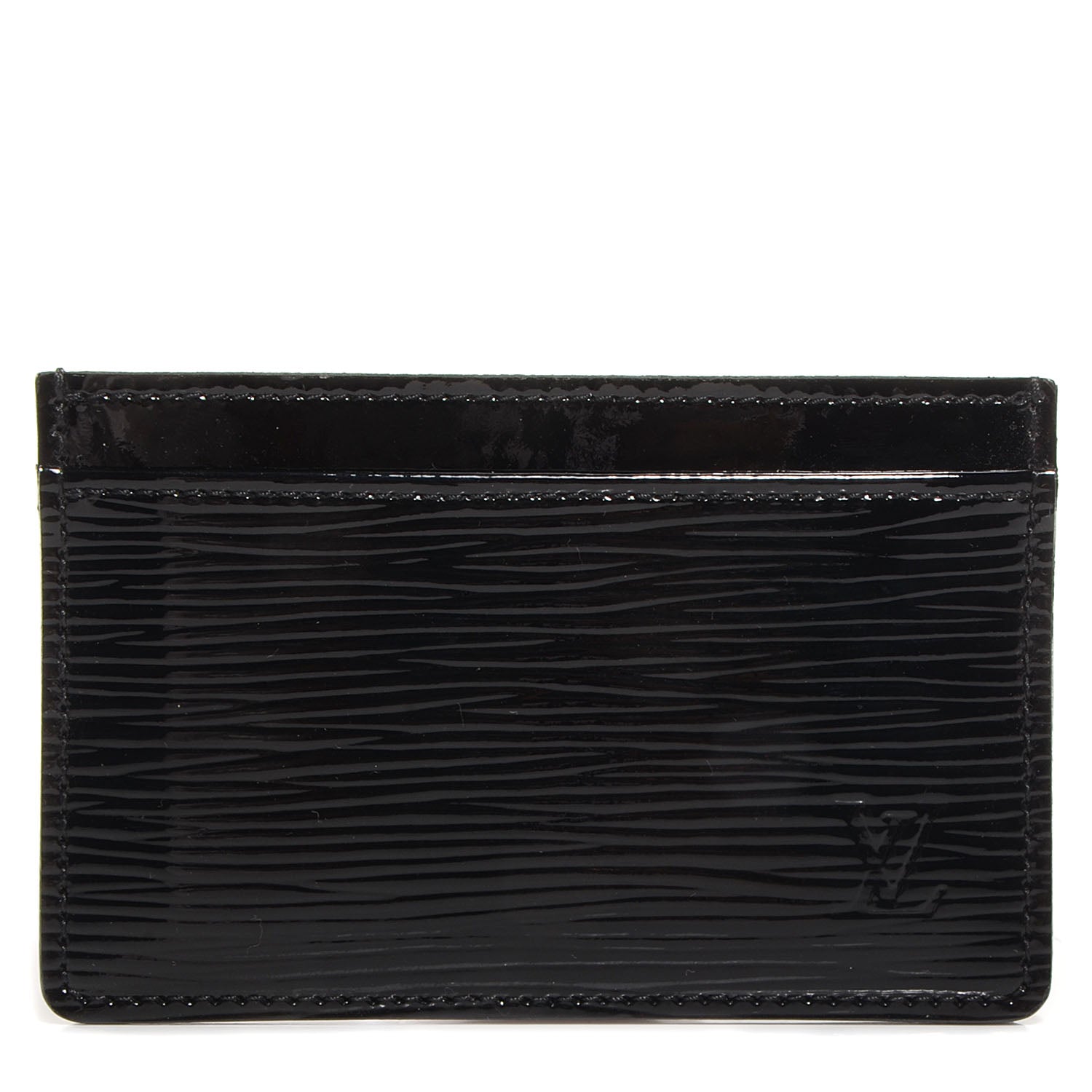 Louis Vuitton Epi Electric Card Holder Black 1 of 7