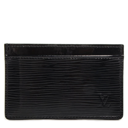 Louis Vuitton Epi Electric Card Holder Black 1 of 7