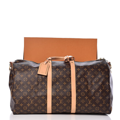 Louis Vuitton Monogram Keepall Bandouliere 55 15 of 15