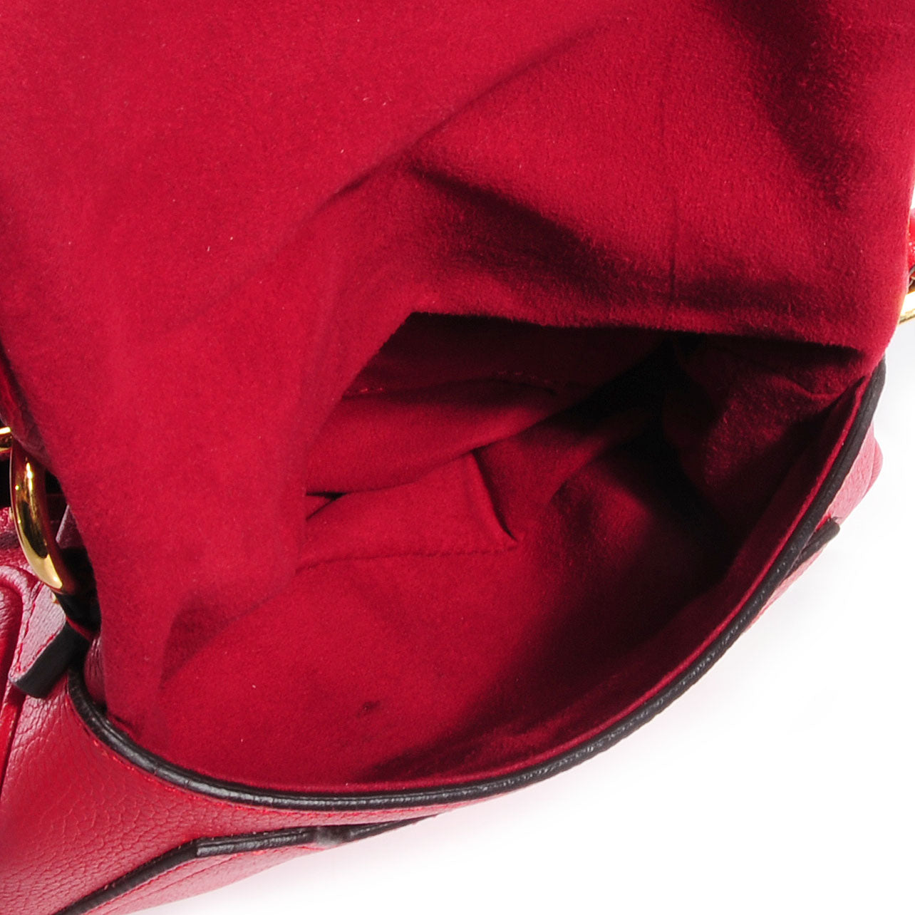 Calfskin Jennifer Mini Crossbody Bag Red Flame